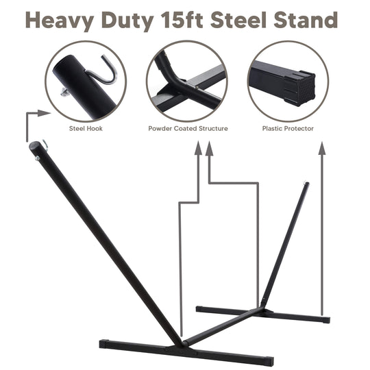 hammock with stand#color_white