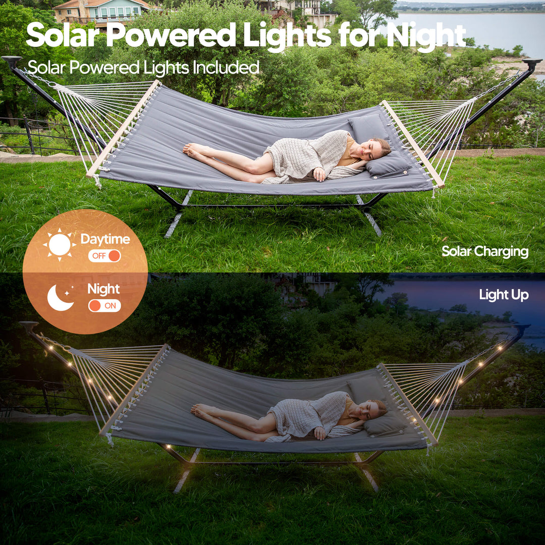 hammock with stand#color_dark-grey