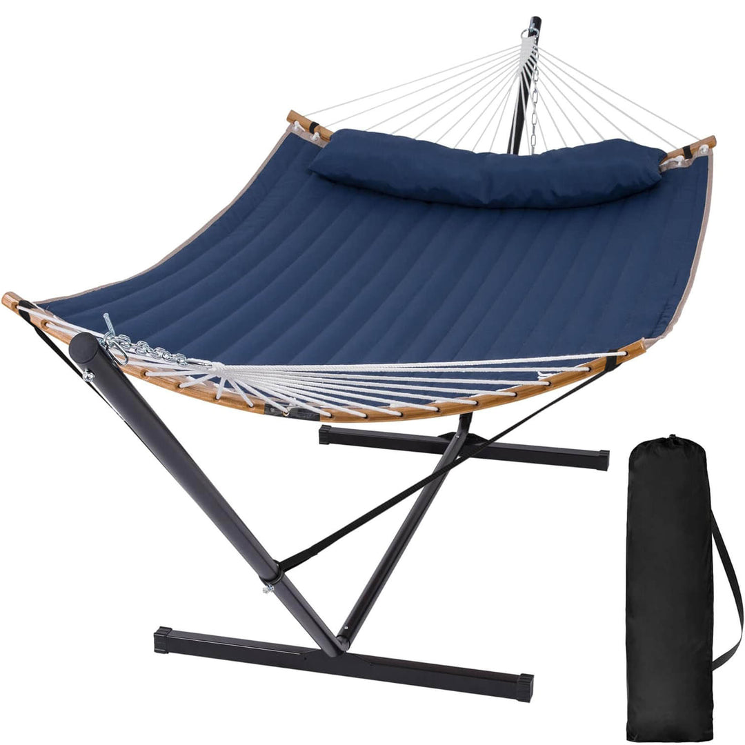 SUNCREAT-Double-Quilted-Hammock-with-Stand-Dark-Blue#color_dark-blue