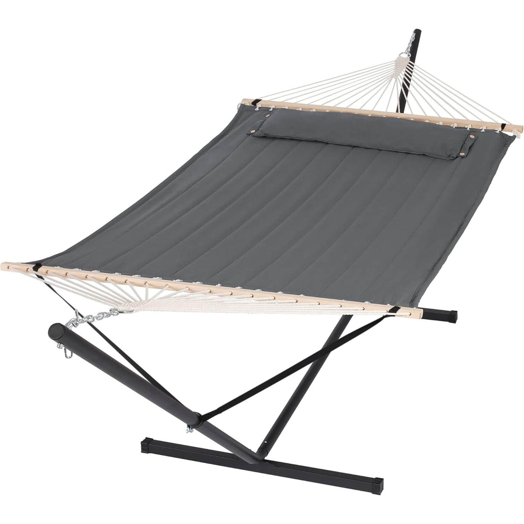 Double-Quilted-Fabric-Hammock-with-Stand#color_dark-grey
