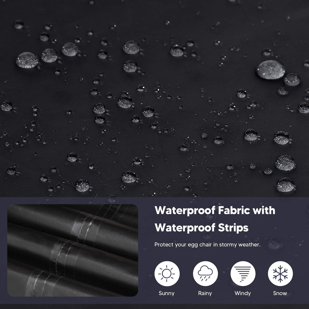 SUNCREAT Egg Chair Cover#size_egg-chair-b