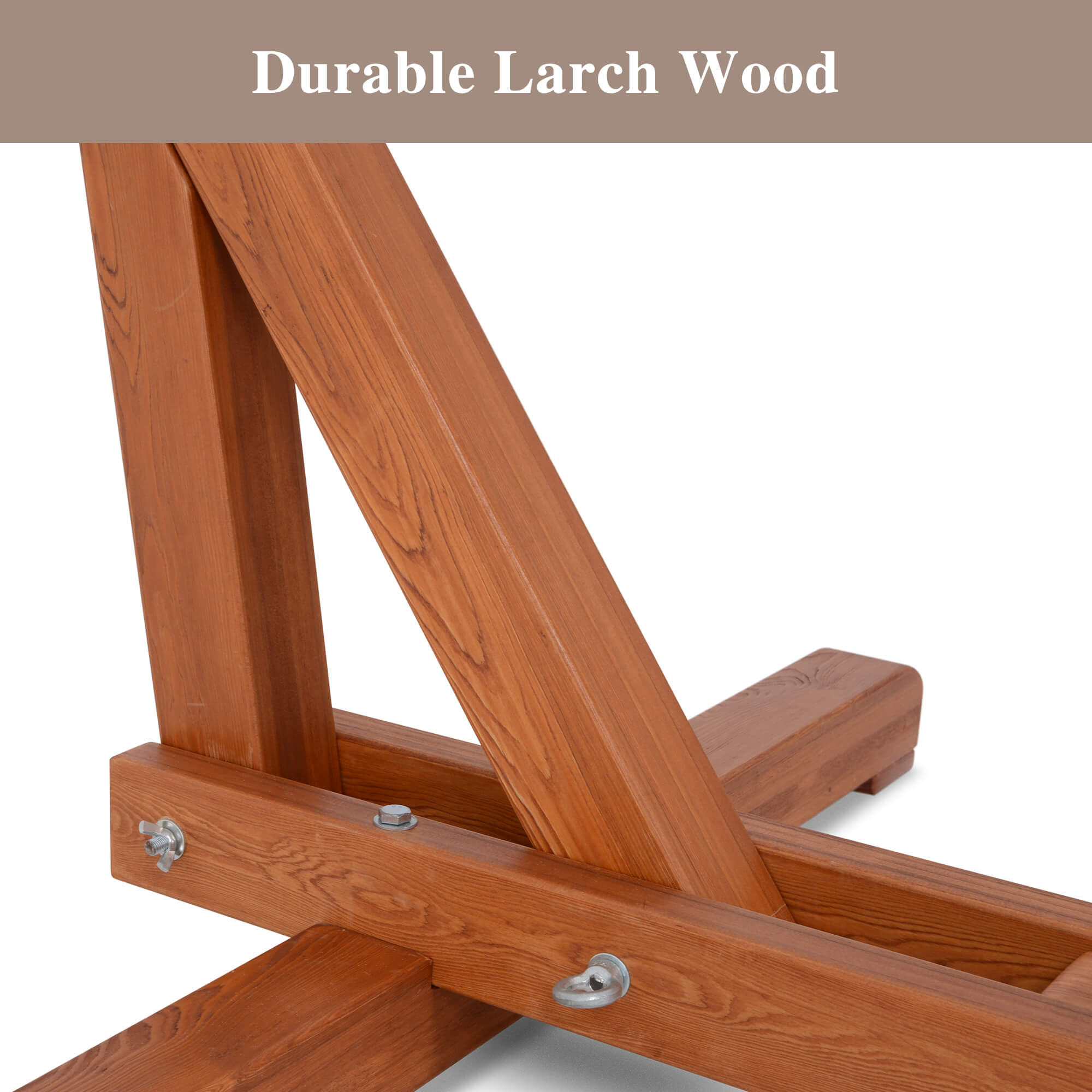 hammock with adjustable wood stand#color_dark-gray