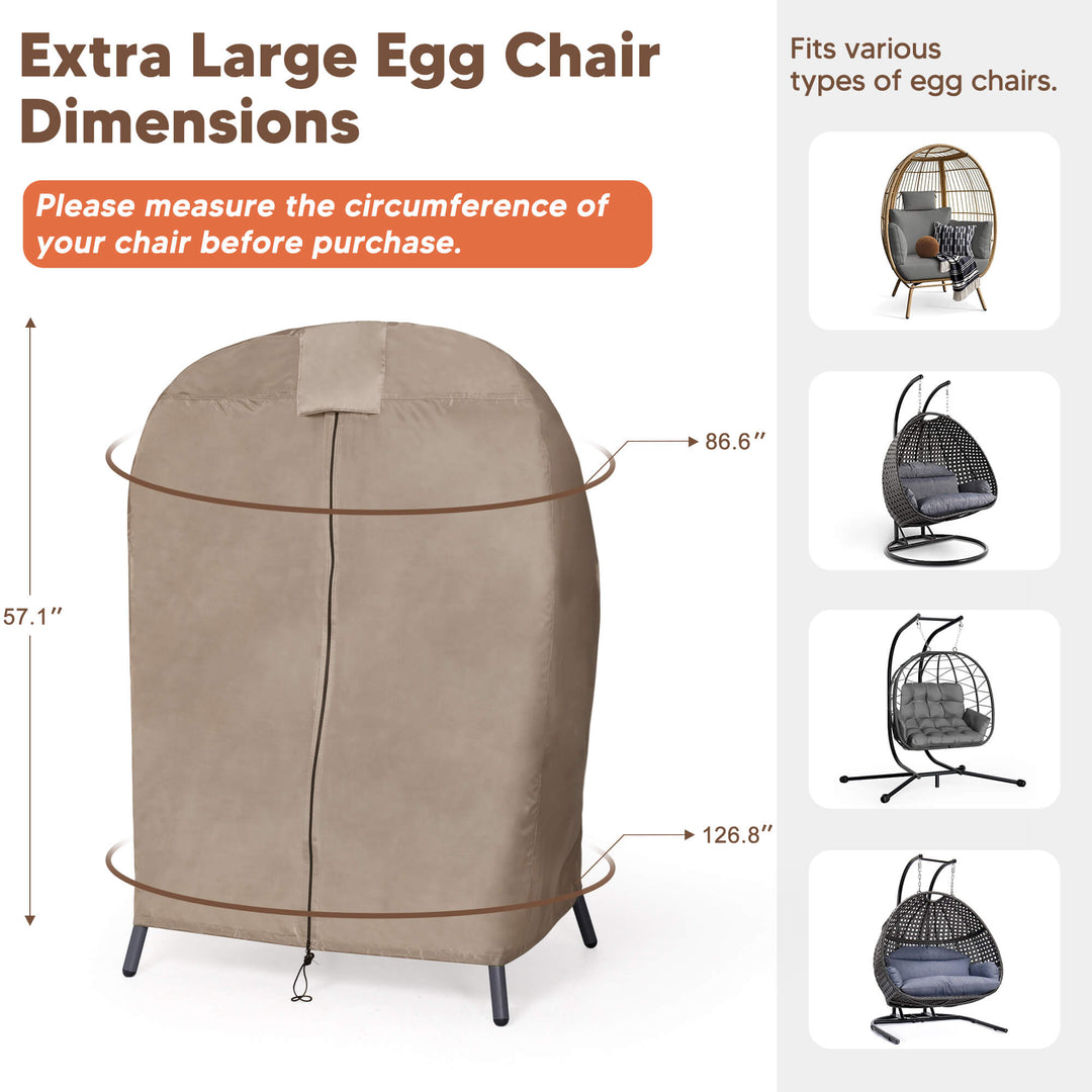 SUNCREAT Egg Chair Cover#size_egg-chair-c