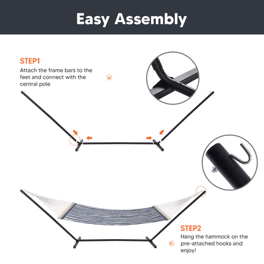 SUNCREAT 12Ft Hammock Steel Stand#size_15-ft