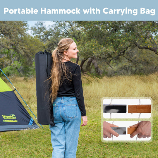 SUNCREAT-Double-Quilted-Hammock-with-Stand#color_yellow-blue