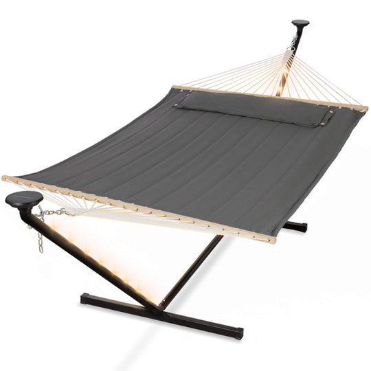 hammock with stand#color_dark-grey