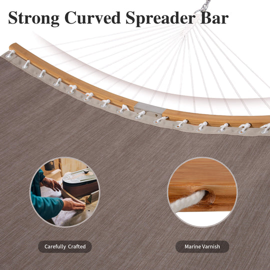 hammock with stand#color_brown