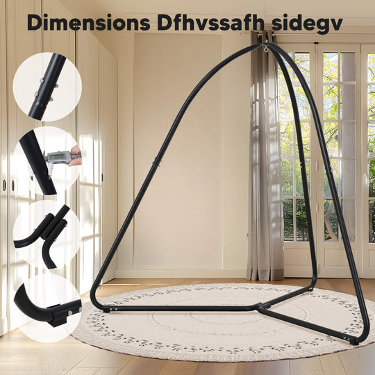 hammock chair stand#color_black