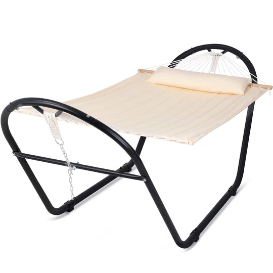 hammock with stand#color_white