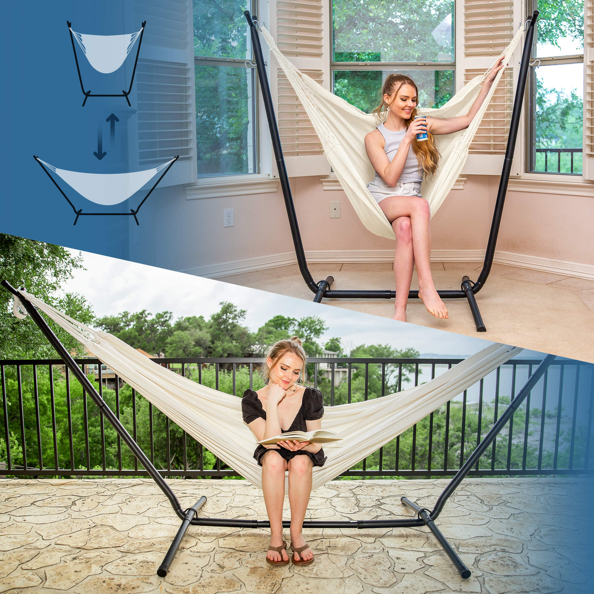 SUNCREAT-2-in-1 Heavy-Duty-2-Person-Hammock-with-Stand#color_white