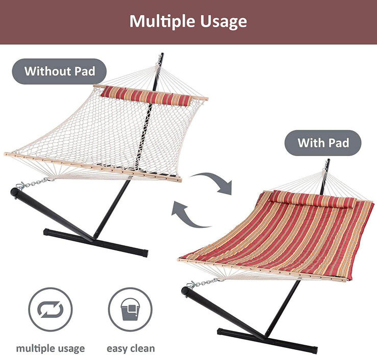 SUNCREAT-Cotton-Rope-Hammock-Red-Stripe#color_red-stripe