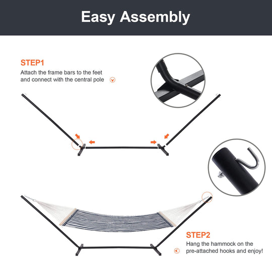 SUNCREAT 12Ft Hammock Steel Stand#size_12-ft