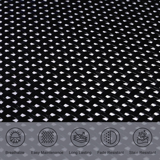 Outdoor Double Chaise Lounge#color_black