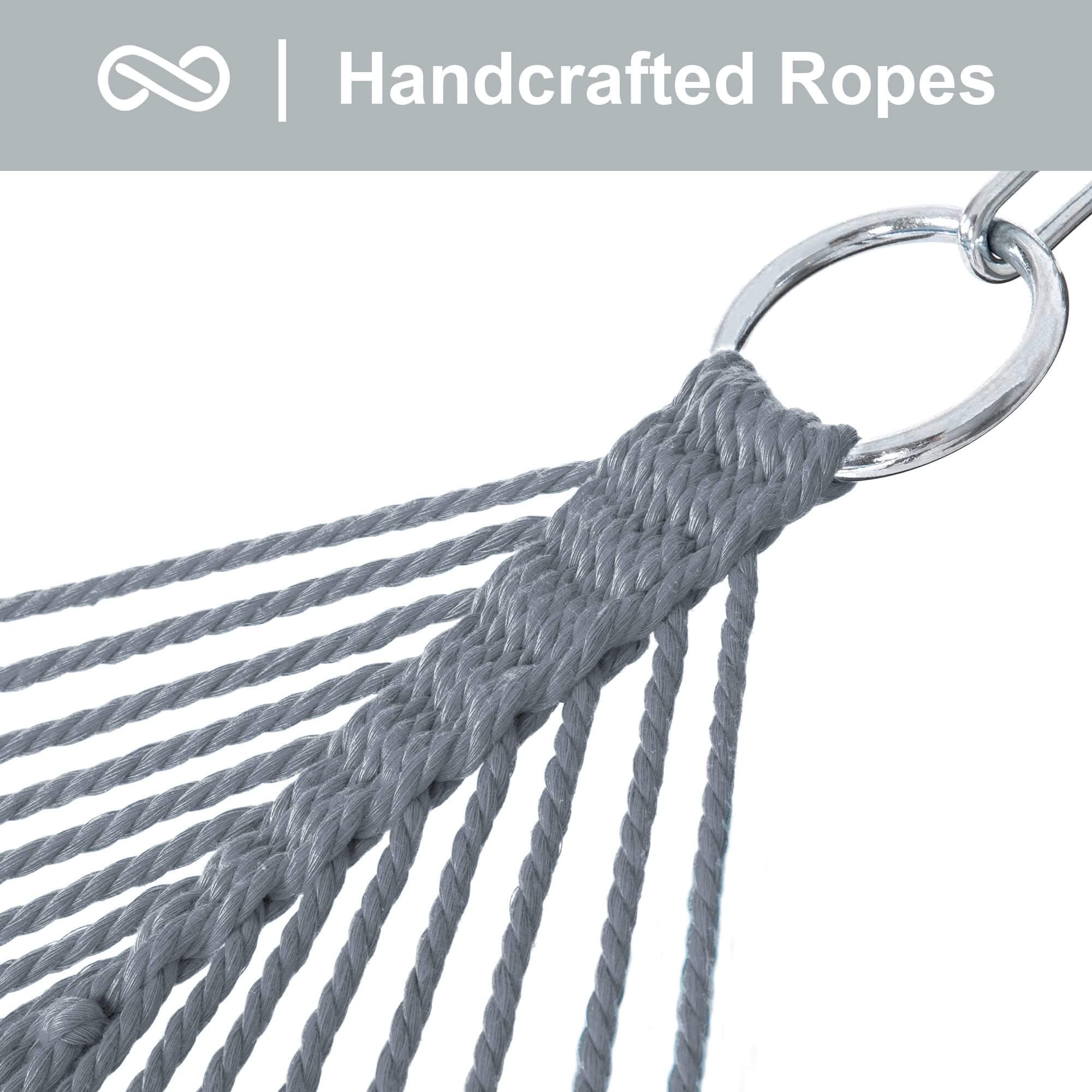 SUNCREAT-Cotton-Rope-Double-Hammock-Gray#color_gray