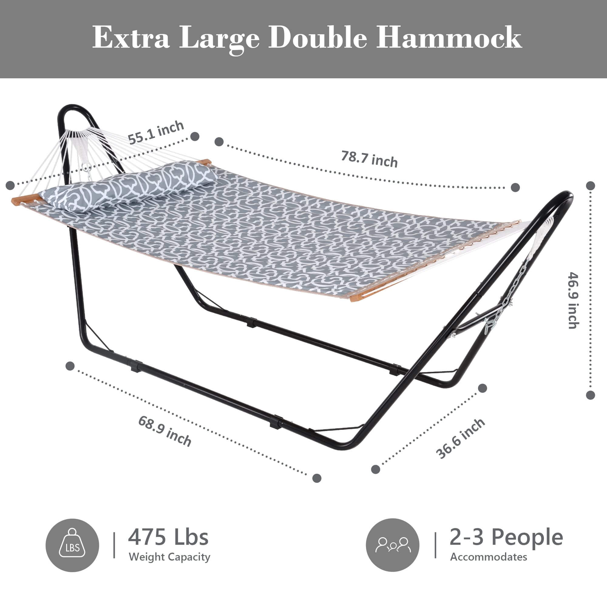 SUNCREAT-Portable-Hammock-with-Bamboo-Spreader-Bar-Gray-Pattern#color_gray-pattern