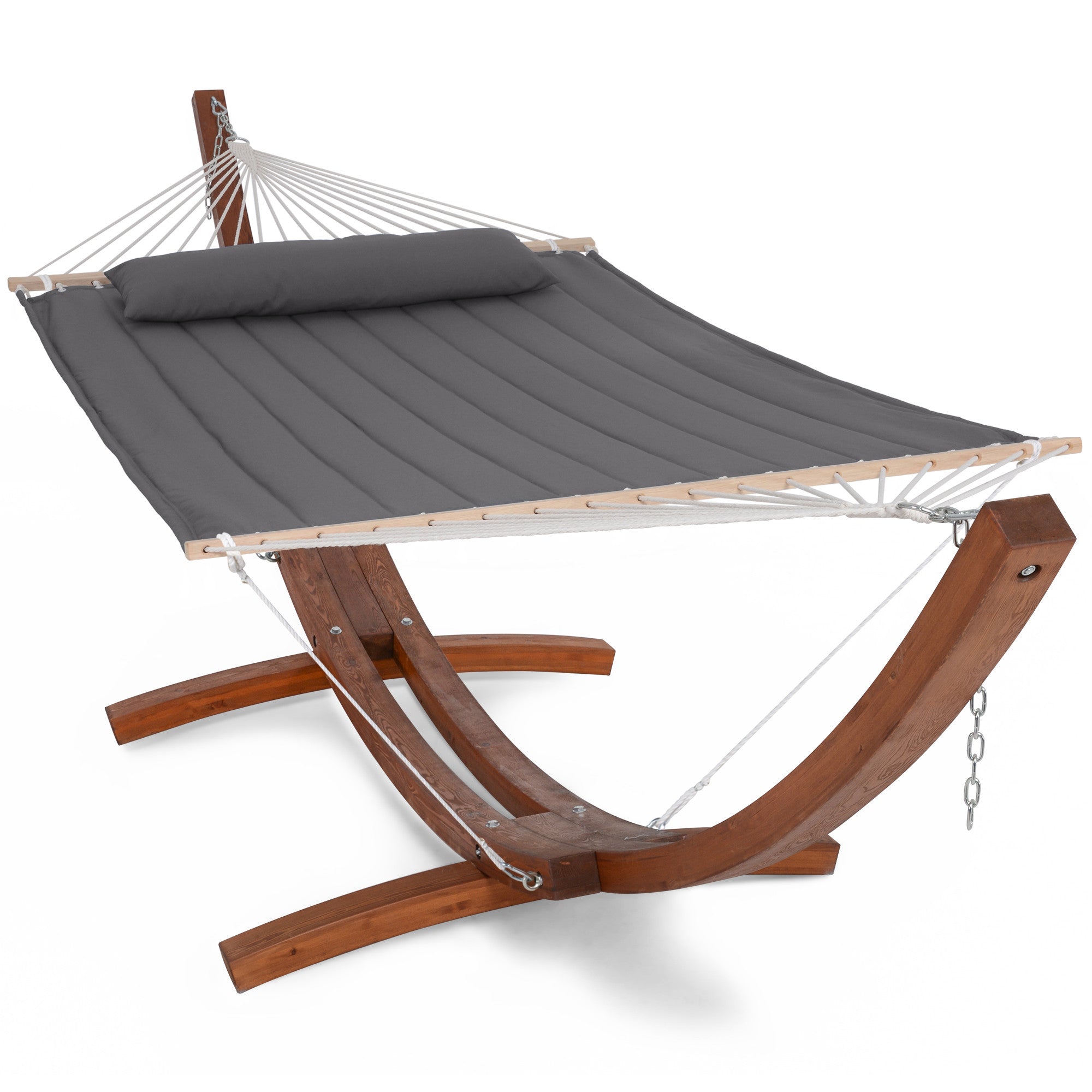 Wooden Arc Hammock Stand Only | SUNCREAT – suncreatoutdoor