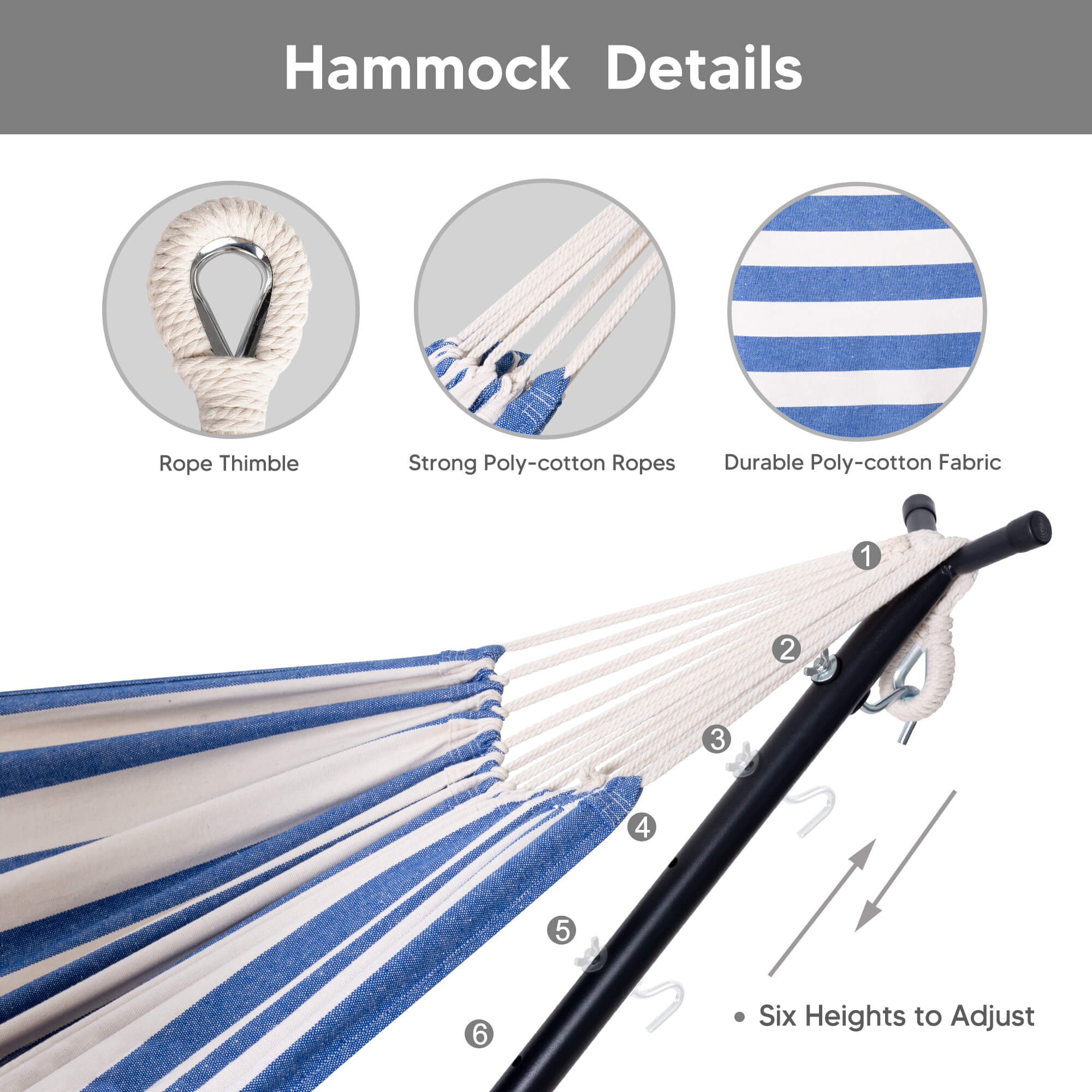 SUNCREAT-2-in-1 Heavy-Duty-2-Person-Hammock-with-Stand#color_blue-striped-combo