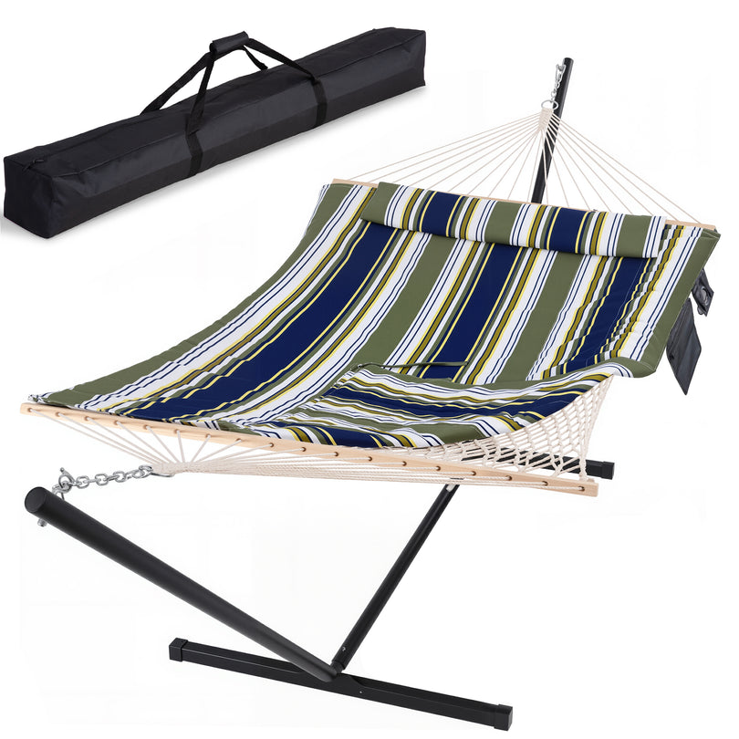 SUNCREAT-Cotton-Rope-Hammock-Blue-Gray#color_blue-gray