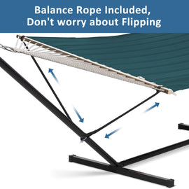 hammock with stand#color_dark-green