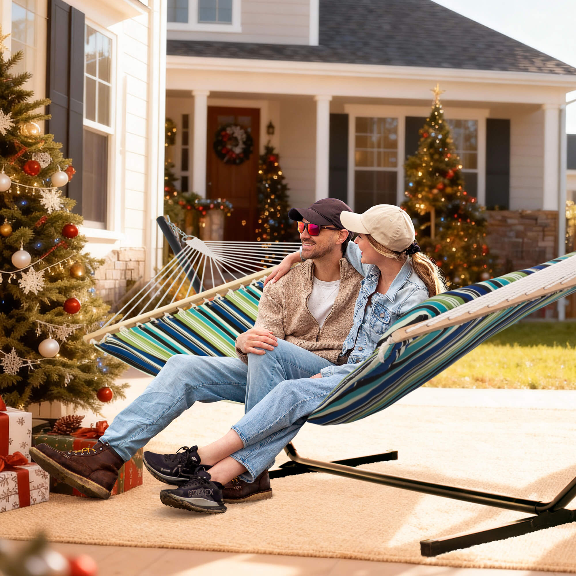 SUNCREAT-Double-Hammock-with-Stand-Blue-Aqua#color_blue-aqua