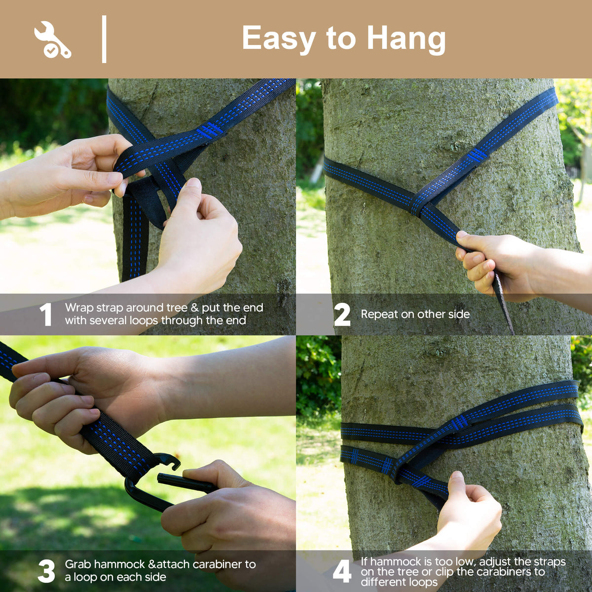 tree hammock swing#color_coffee-stripes