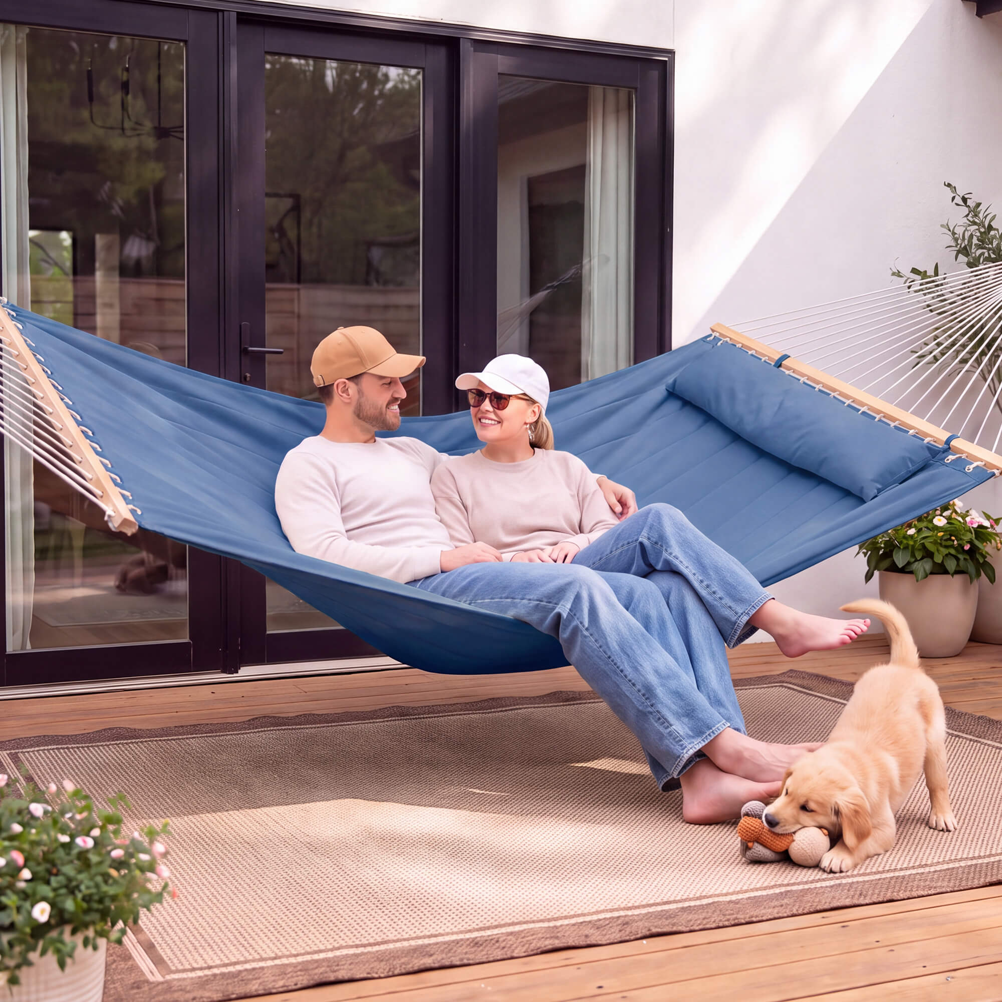 SUNCREAT-Hammock-with-Spreader-Bar-Blue#color_navy