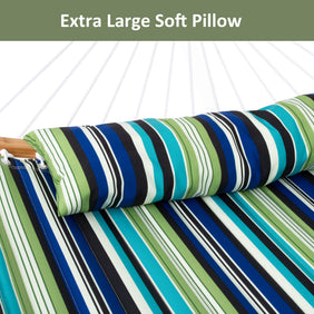 SUNCREAT-Double-Quilted-Hammock-with-Stand-Green-Stripes#color_green-stripes