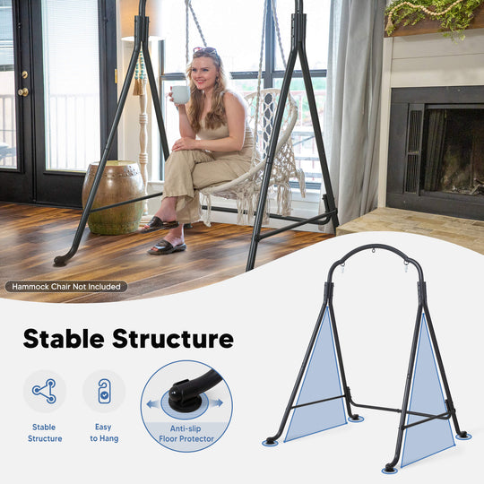 hammock chair stand#color_black