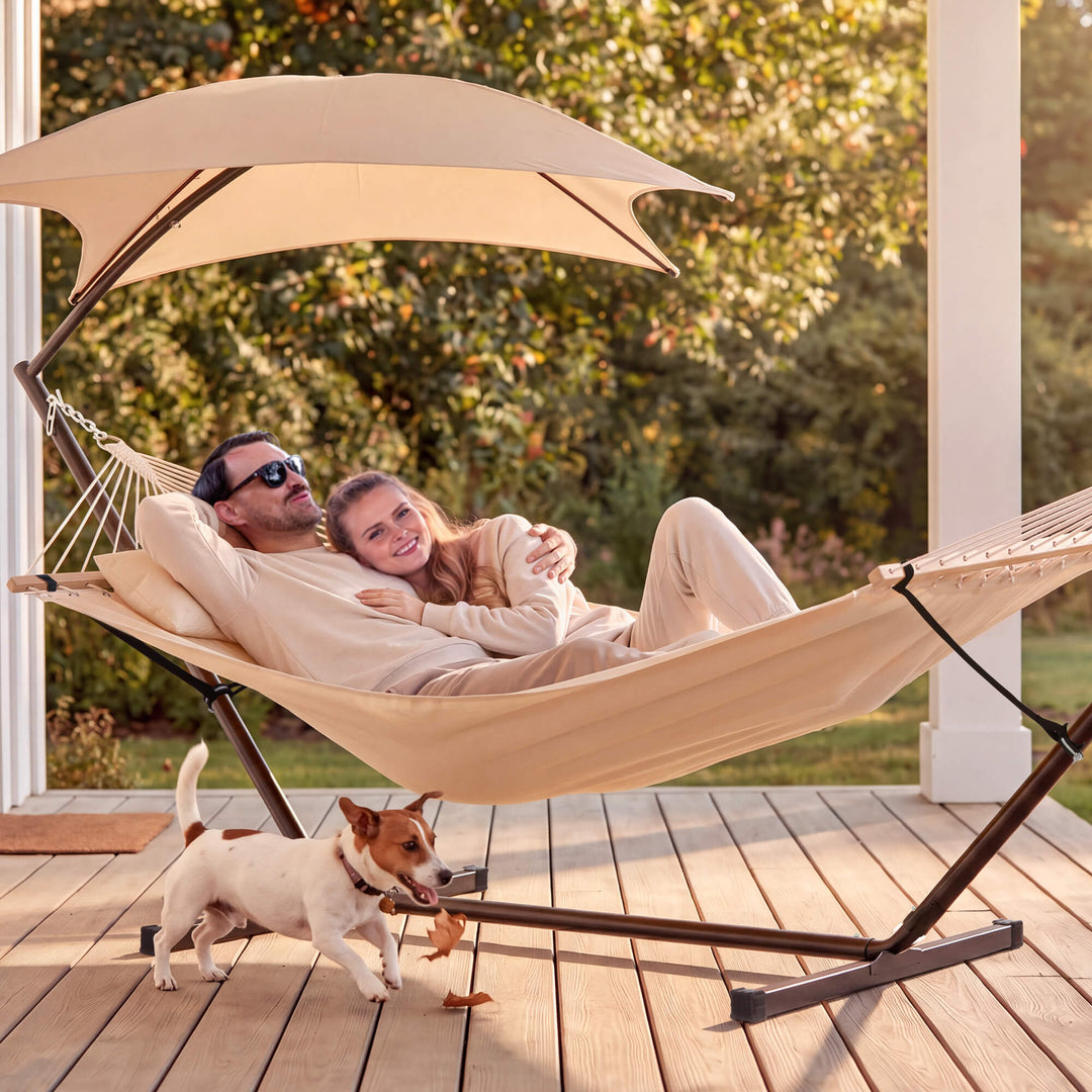 Standing Hammock with Stand#color-c_white