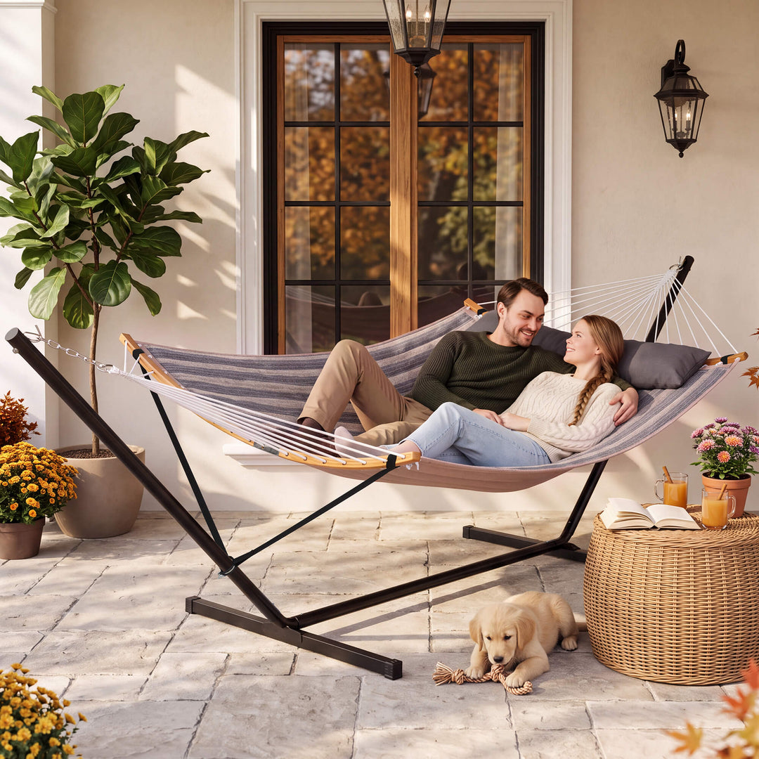 SUNCREAT-Double-Quilted-Hammock-with-Stand#color_dark-gray-stripes