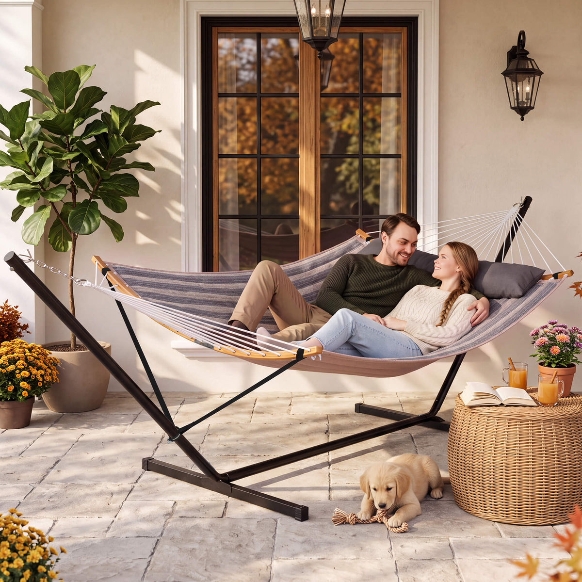 SUNCREAT-Double-Quilted-Hammock-with-Stand#color_dark-gray-stripes
