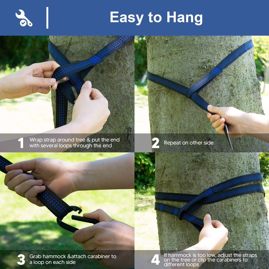 tree hammock swing#color_blue-stripe