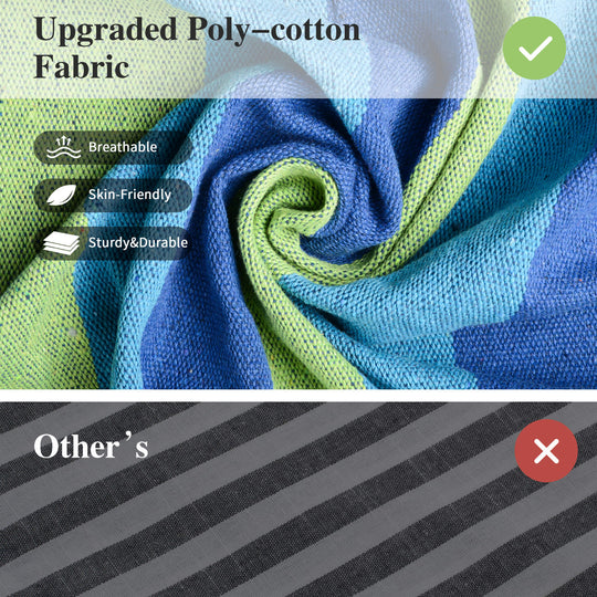 Camping Hammock for Outdoor#Color_blue-stripe