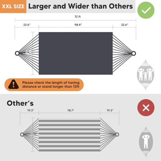 Camping Hammock for Outdoor#Color_dark-gray