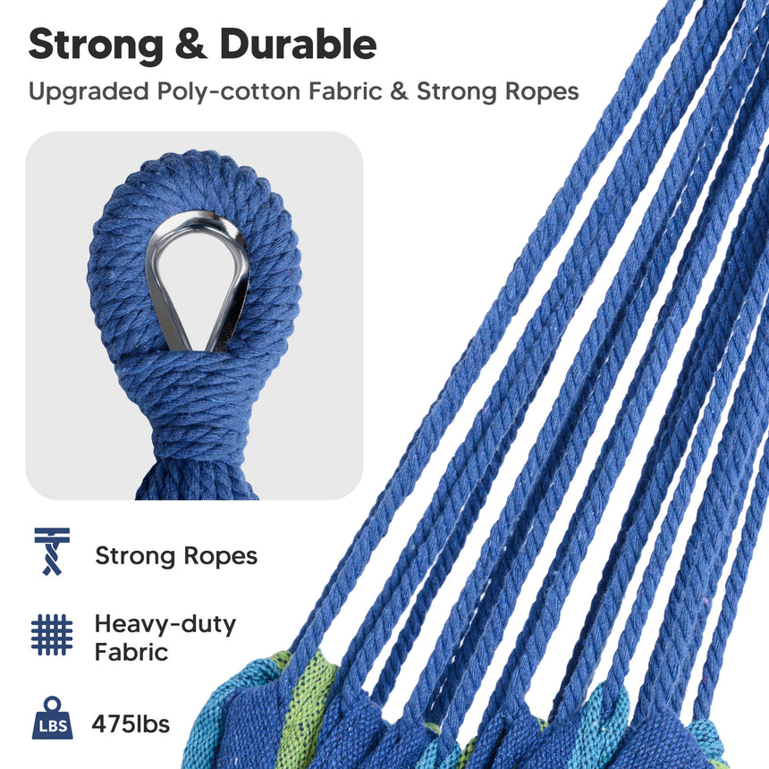 canping hammocks#color_blue-stripe