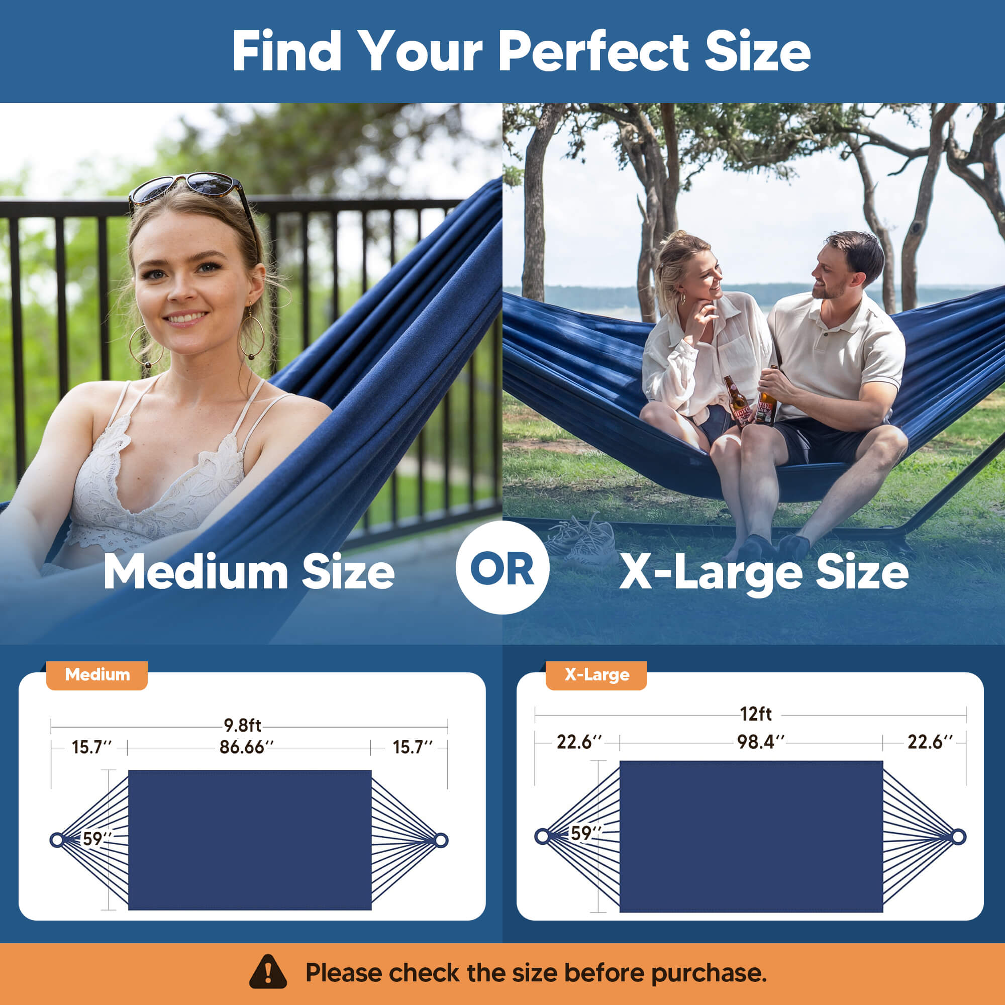 Camping Hammock for Outdoor#Color_navy