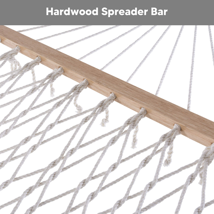 SUNCREAT-2-Layer-Cotton-Rope-Hammock#color_green-gray