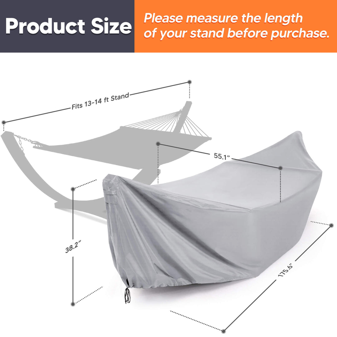 SUNCREAT Hammock Cover#size_14ft#color_gray
