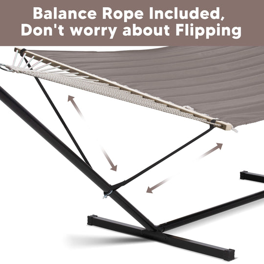 Standing Hammock with Stand#color_brown