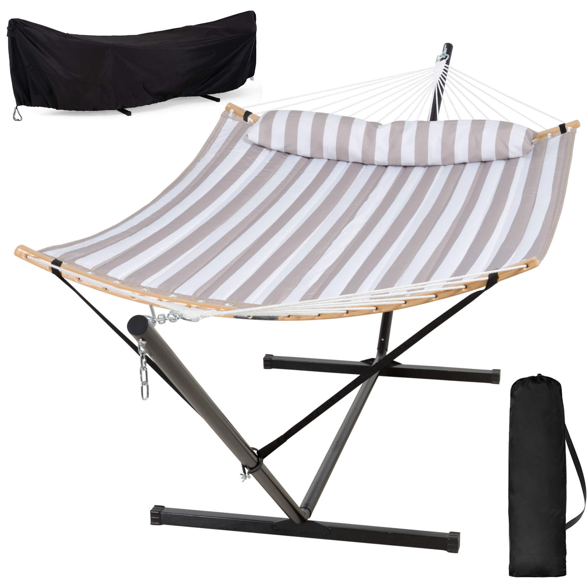 SUNCREAT-Double-Quilted-Hammock-with-Stand#color-f_tan-stripes