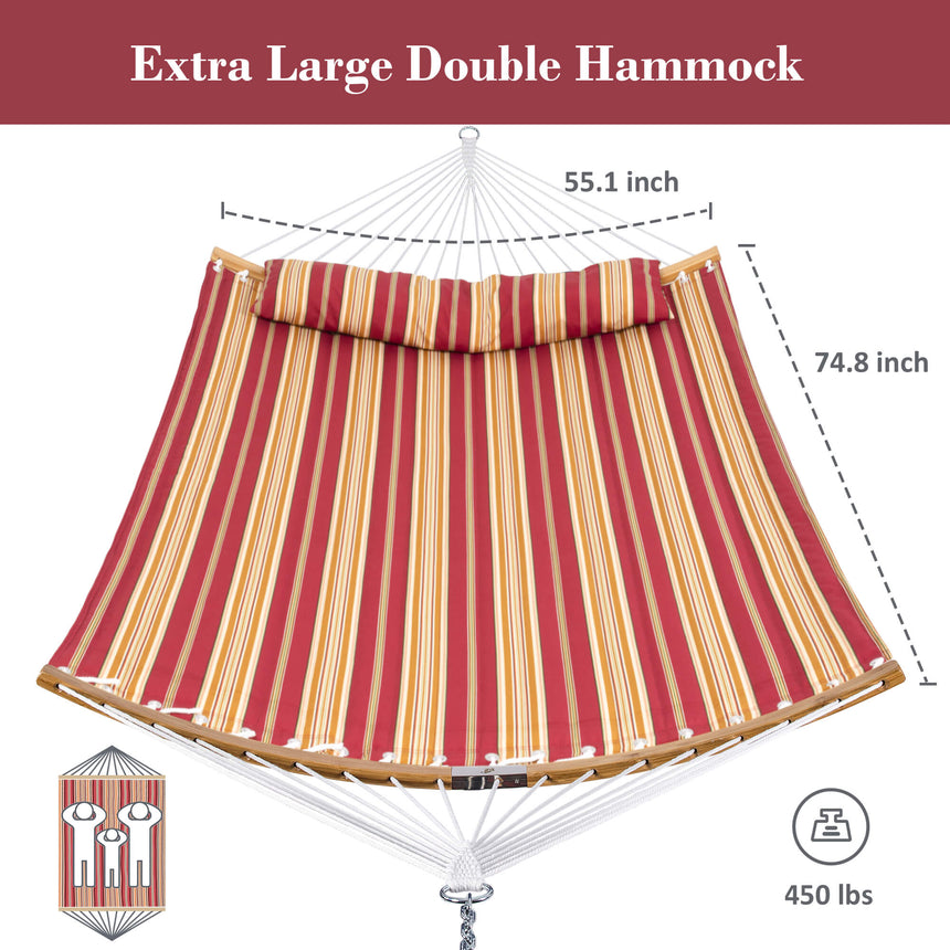 SUNCREAT-Double-Hammock-with-Curved-Bar-Navy-Blue#color_red-stripes