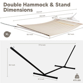 hammock with stand#color_white