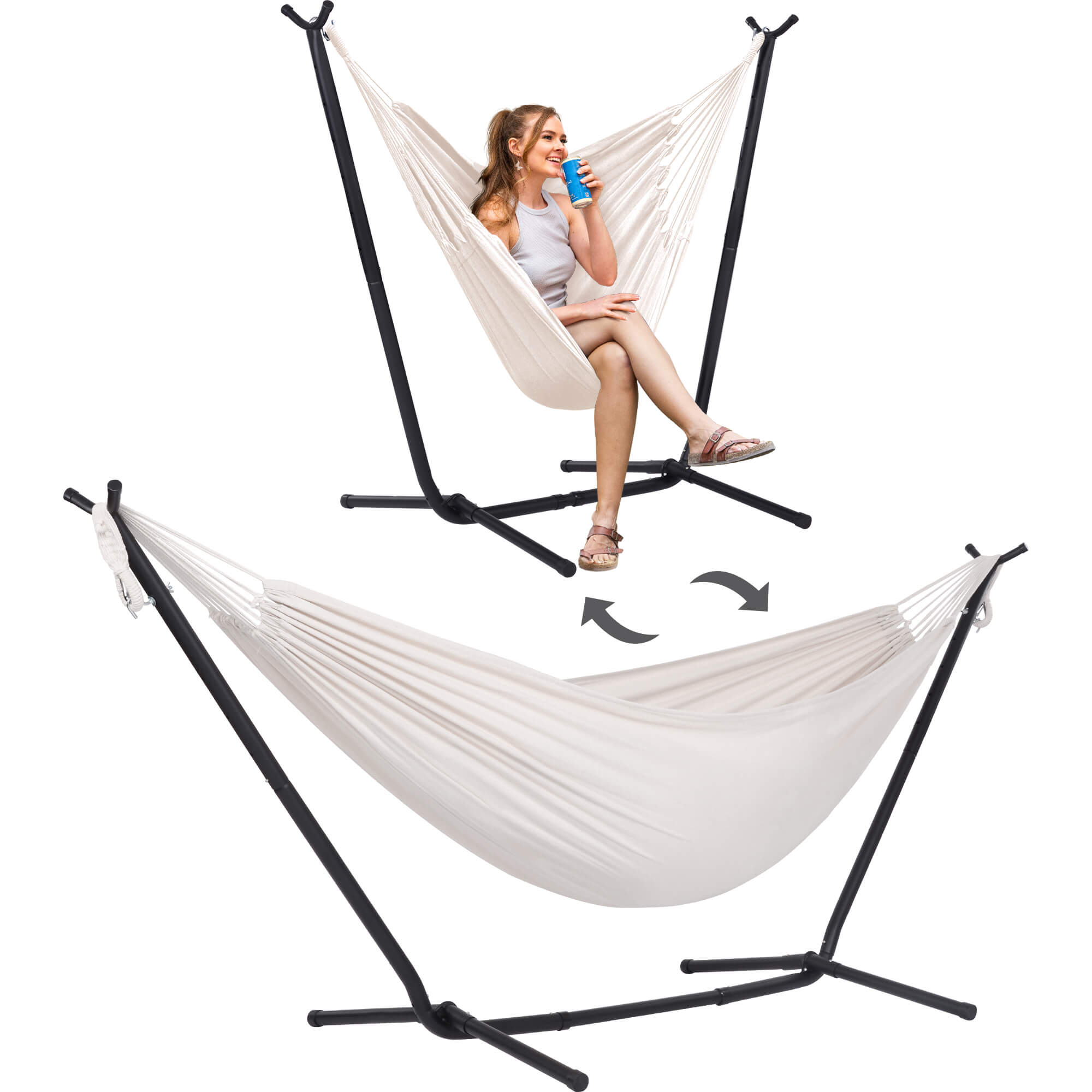 SUNCREAT-2-in-1 Heavy-Duty-2-Person-Hammock-with-Stand#color_white