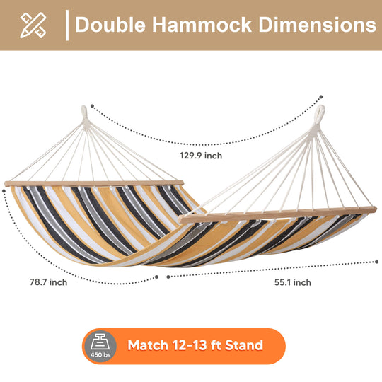 tree hammock swing#color_coffee-stripes