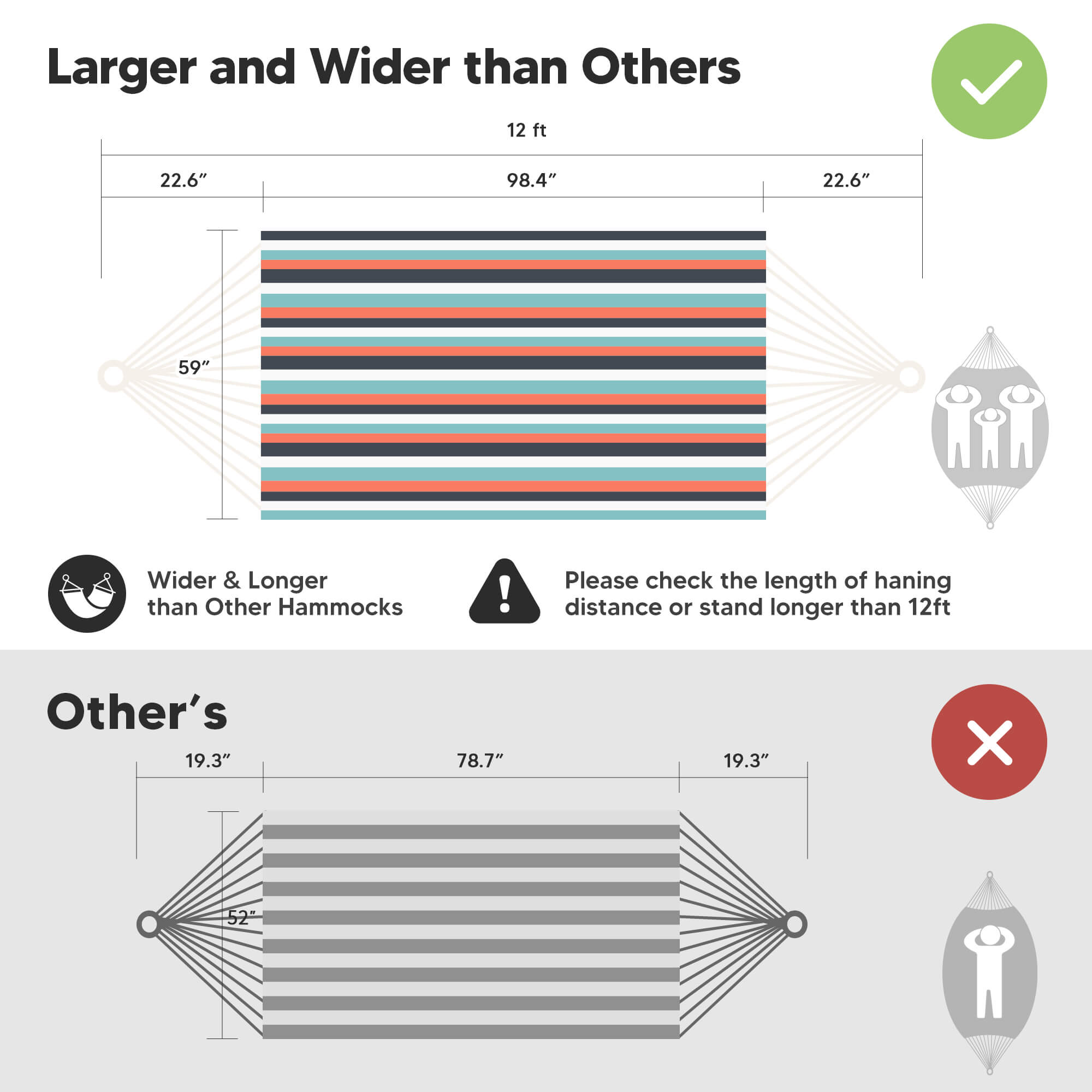 Camping Hammock for Outdoor#Color_green-red