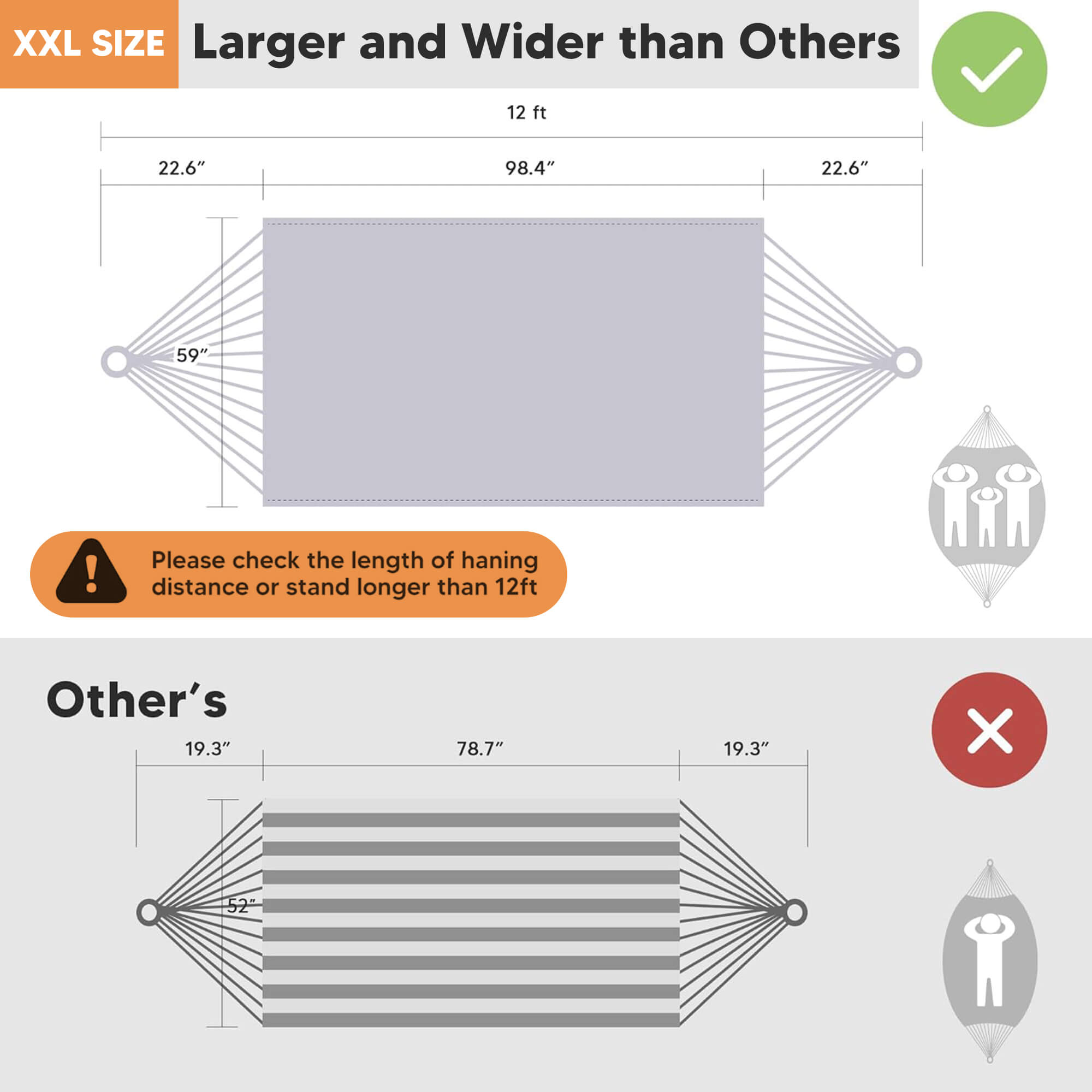 Camping Hammock for Outdoor#Color_light-gray