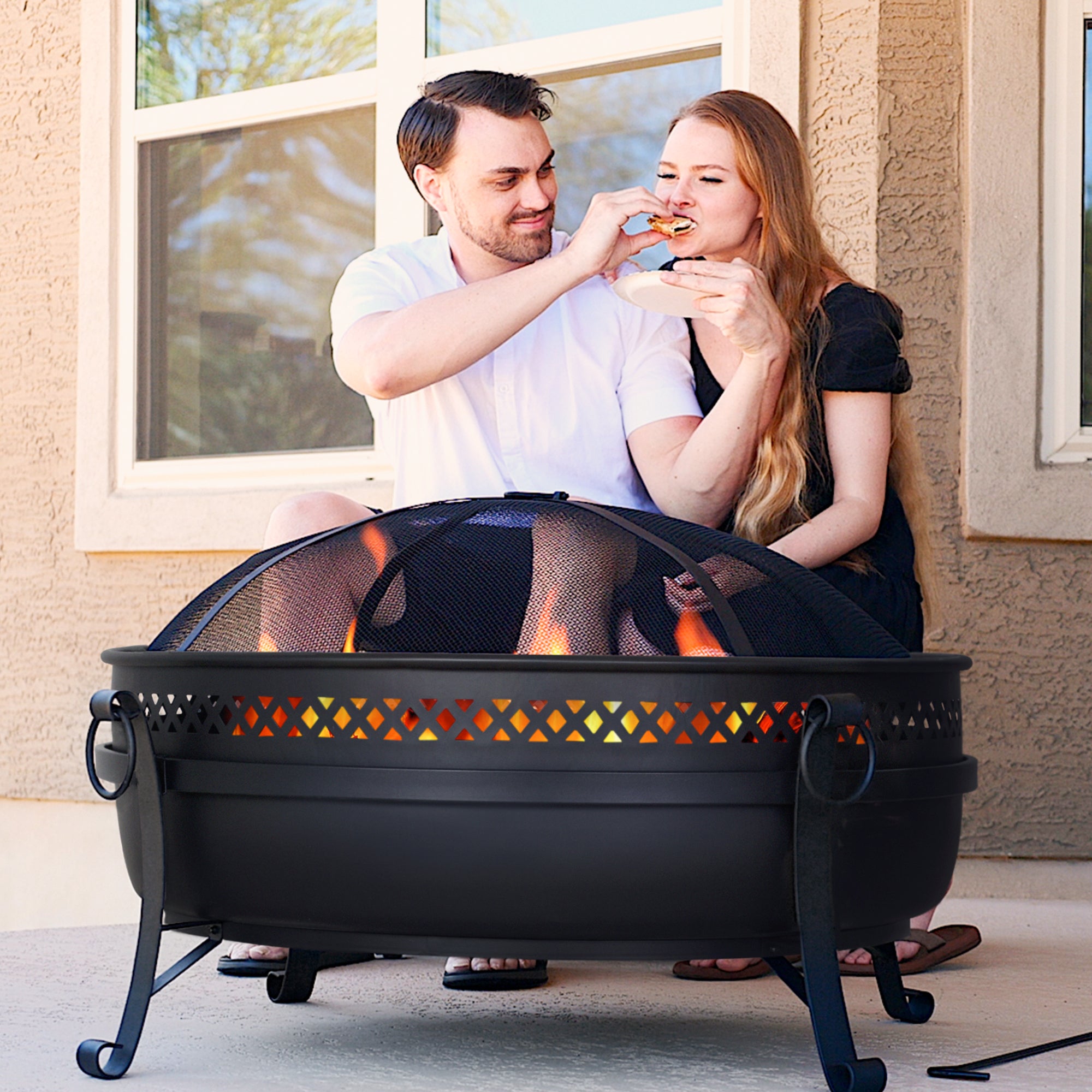 Outdoor-Bonfire-Wood-Burning-Fire-Pit-with-Grill-and-Fireplace-Poker#size_40-inch-2