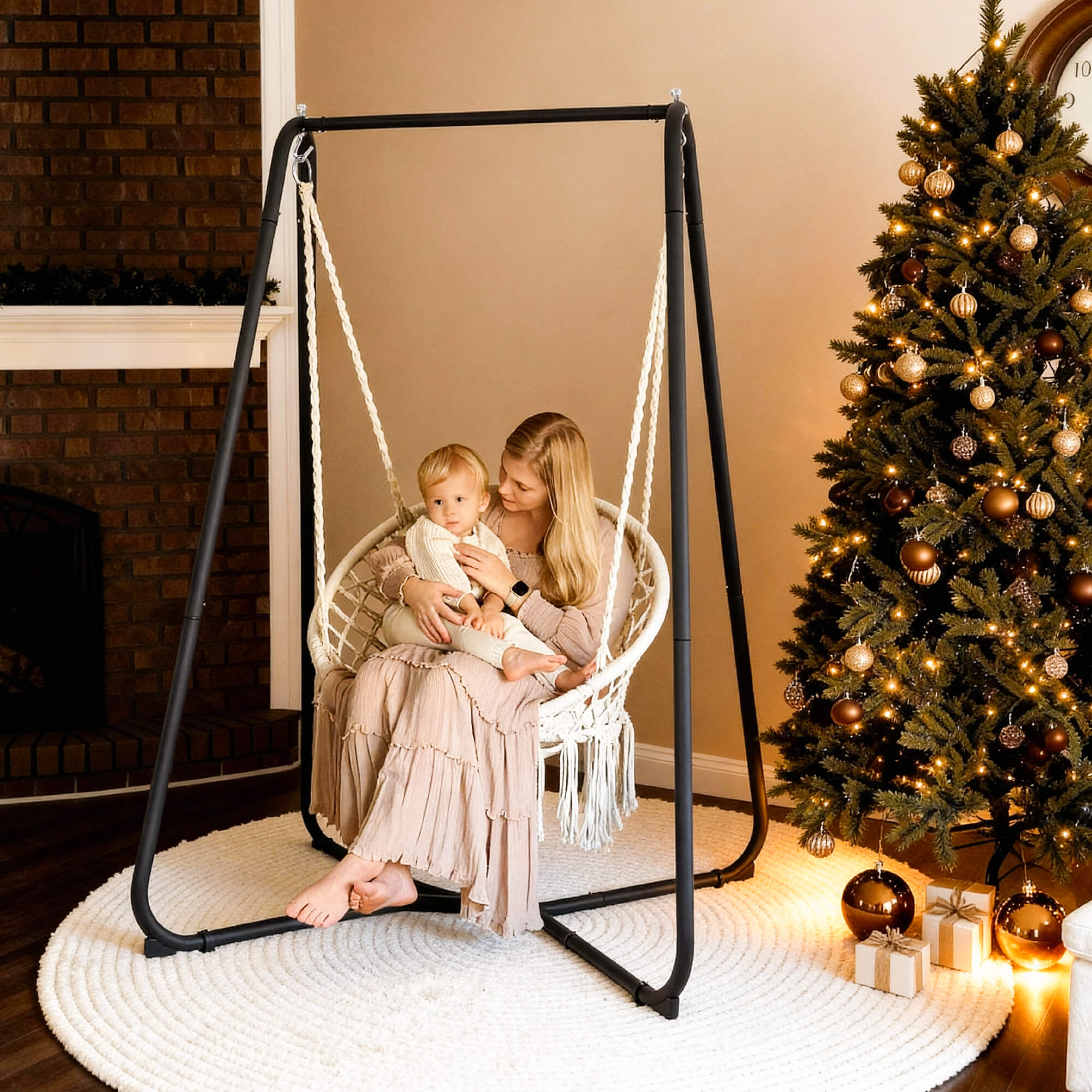 Heavy-Duty-Hammock-Chair-with-Stand#color_beige-1