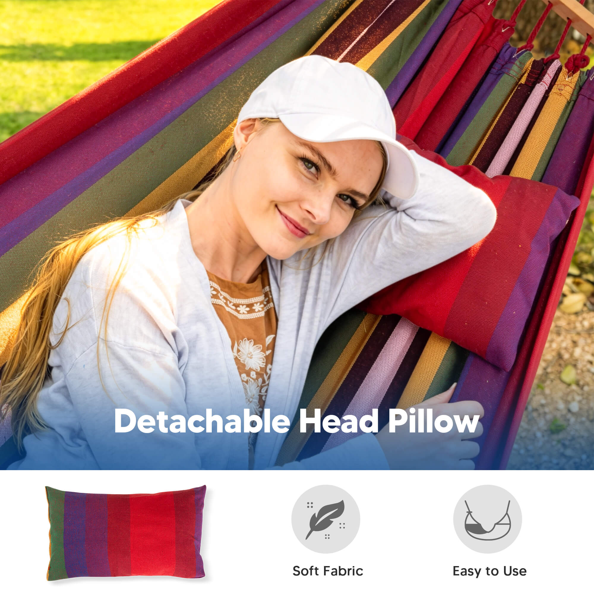 canping hammocks#color_red-stripes