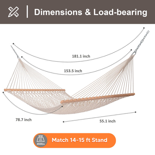 SUNCREAT-Cotton-Rope-Double-Hammock-Natural#color_natural